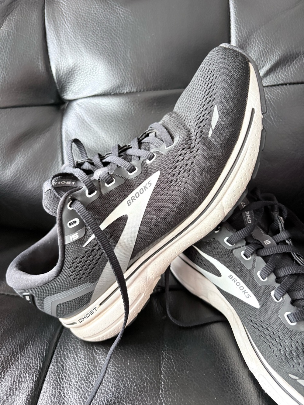 Brooks Men’s Athletic Running Shoes - Black and White